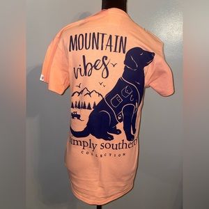 Simply Southern Peach "Mountain Vibes" T-Shirt